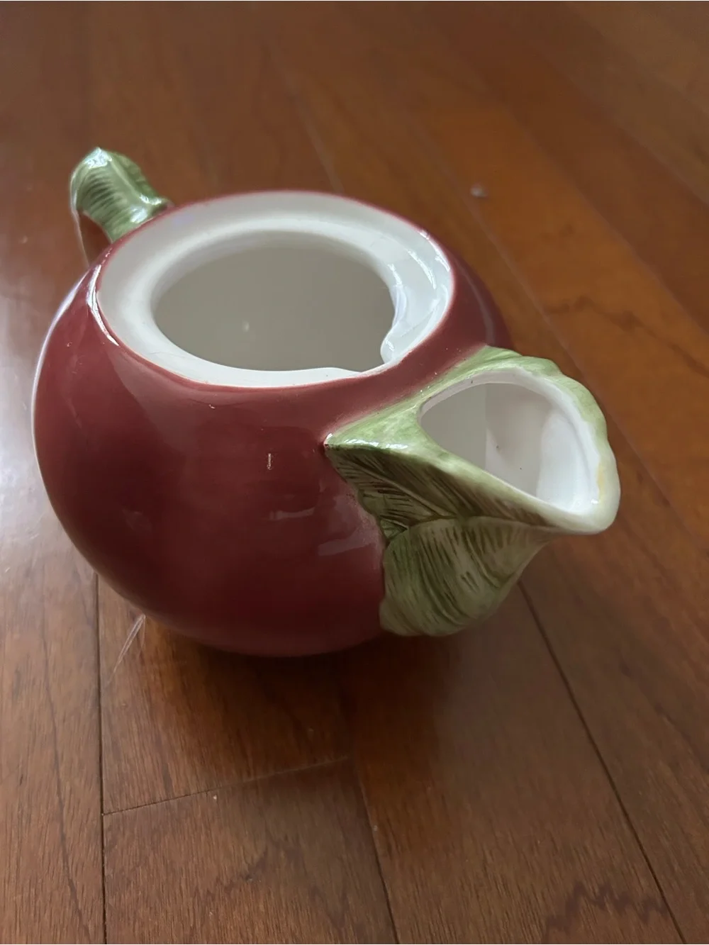 Vintage Apple Teapot Jay Willfred Andrea By Sadek Ceramic Whimsical Hand painted